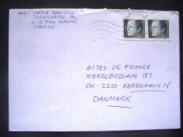 Sweden 1998 Cover To Denmark - King Carl - Briefe U. Dokumente