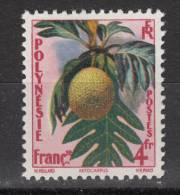 POLYNESIA  1958   4Fr   FLOWER    MH    "SEE SCANS FOR QUALITY" - Ungebraucht