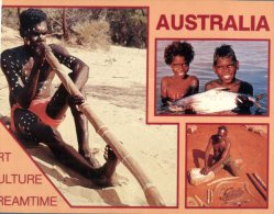 (404) Australia - Aboriginal Art Culture Dreamtime - Aborigines