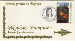 FDC 1994 TAHITI   ARTISTES PEINTRES EN POLYNESIE  #PAPEETE # JOHEL BLANCHARD - FDC