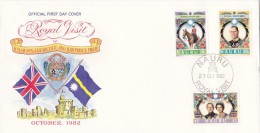 Nauru 1982 Royal Visit FDC - Nauru