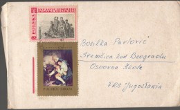 Poland Cover To Serbia - Cartas & Documentos