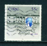 IRELAND - 2010 The Presidents Award 55c Used As Scan - Gebruikt