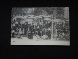 Tirage D ' Avant 1903. Nice : Le Marché Au Cours Saleya. - Markets, Festivals