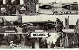 Reading.  Cpa Multivues De Reading En 1948 . - Reading