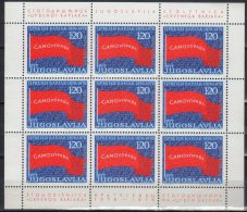 Yugoslavia 1976. Bearings Complete Sheet MNH (**) - Unused Stamps