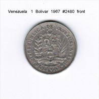 VENEZUELA   1  BOLIVAR  1967  (Y # 42) - Venezuela