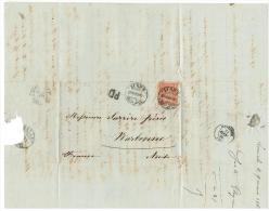 1868.LETTRE . ZÜRICH . Pour . NARBONNE . - Lettres & Documents