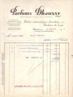 PARIS - PARFUMS DHAUSSY - BOITES AUTOMATIQUES BREVETEES ....  PARFUMS DE LUXE - 1934 - Drogisterij & Parfum