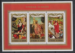 Burundi 1971 Mi# Bl. 49A ** MNH Ostern Gemälde Painting - Nuevos