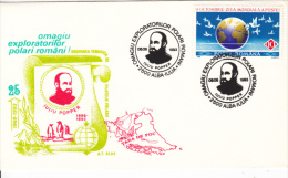 I. POPPER, EXPLORER, PENGUINS, SPECIAL COVER, 1993, ROMANIA - Erforscher