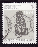 CHYPRE  1974 -  YT  802  -  Taxe Pour  Refugiés  -   Oblitéré - Usati
