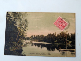 Carte Postale Ancienne : SYDNEY C. B. , Crawleys Creek , Stamp 1909 - Cape Breton