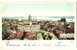 Panorama Of Detroit - From Majestic Building - Detroit