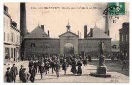 Commentry, Sortie Des Ouvriers De L'usine, 1910, Cliché Case, éd. G. Chaumont N° 320 - Commentry