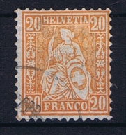 Switserland/Schweiz:  1881 Mi 40  Used Cancel Believed To Be Fake Space Filler - Oblitérés