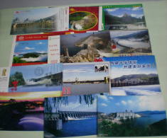 Wholesale Lot! China 21 Different Water Conservancy Facility & Hydro Power Station Dam Thematics Postal Stationery Card - Agua