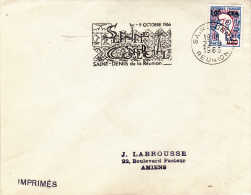 REUNION- LETTRE AFFRANCHIE N° 385 TYPE 2- ANNEE 1966 - Briefe U. Dokumente