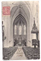 CPA Craon Mayenne 53 Intérieur église St Nicolas édit J Malicot N°1042 écrite Timbrée 1907 - Craon