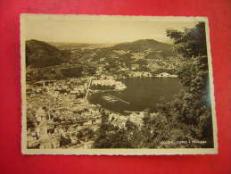 CPSM PHOTO ITALIE  COMO PANORAMA   VOYAGEE TIMBRE - Viste Panoramiche, Panorama