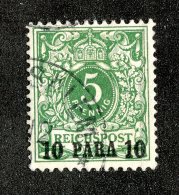 (1674)  Turkey 1889  Mi.6  (o)   Catalogue  € 5.00 - Turquia (oficinas)