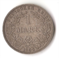 ALLEMAGNE   1  MARK  1905  ARGENT - 1 Mark