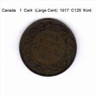 CANADA   1  CENT  (LARGE CENT)   1917  (KM # 21) (C-126) - Canada