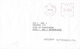 DR Congo RDC 2003 Kinshasa Hasler Mailmaster D009 Cover - Lettres