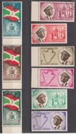 BURUNDI, 1962, Independance,  Complete Set 9 V, King Mwambutsa And Royal Drummers, Flag, Map, USED - Usati