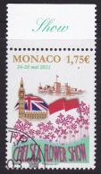 Monaco Mi 3031 Chelsea Flower Show - Big Ben - Grimaldi Palace - 2011 - Nuovi