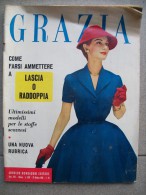 GRAZIA Rivista Di Moda Italiana      25/10/1956 - Mode