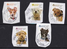 Australia 2010 Adopted & Adored Set Self-adhesives With Distinct Circular Postmarks - Usati