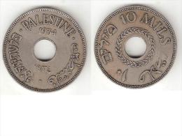 *palestina 10 Mils1934 Km 4    Vf+!!!catalog Val 52$ - Autres – Asie