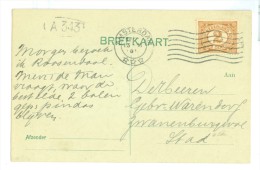 HANDGESCHREVEN BRIEFKAART GELOPEN IN 1916 Van LOKAAL AMSTERDAM *  NVPH 54 (7892g) - Storia Postale
