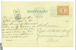 HANDGESCHREVEN BRIEFKAART GELOPEN IN 1916 Van LOKAAL AMSTERDAM *  NVPH 54 (7892h) - Brieven En Documenten