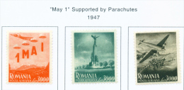 ROMANIA - 1947 Air Labour Day Mounted Mint - Ongebruikt