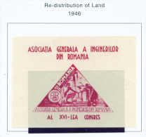 ROMANIA - 1946 Air Engineers Congress Miniature Sheet (imperf) Mint (no Gum) - Ongebruikt