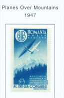 ROMANIA - 1947 Air Engineers Congress Mounted Mint - Ongebruikt