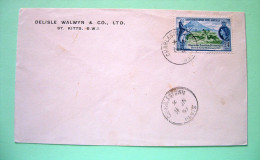 St. Christopher, Nevis & Anguilla 1957 FDC Cover - Alexander Hamilton - St.Christopher-Nevis & Anguilla (...-1980)