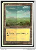 Karte Magic The Gathering  -  Land  -  Ebene  -  Deutsch - Altri & Non Classificati