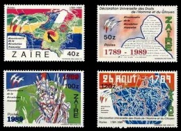 (009) Congo / Zaire  	French Revolution 1989  ** / Mnh  Michel 953-56 - Andere & Zonder Classificatie