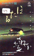 Télécarte JAPON * TELEFONKARTE JAPAN (89) INSECTE * Scarabée * BEETLE INSECT Phonecard * KEVER * - Autres & Non Classés