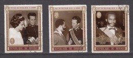 BURUNDI, 1970, Belgian Royal Visit, Set 3 V,  USED - Oblitérés