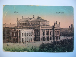 Austria WIEN Burgtheatr Vienna Theatre 1909 Used Stamp - Wien Mitte