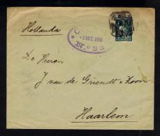 Portugal Haarlem Nederland Cover Covers Censor Nº33 Ouvert 16 2 Haarlen 1916-09-02 Ceres 1c. War I  Gc1532 - WO1