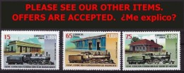 CUBA 2004 TRAINS LOCOMOTIVES MNH RAILROAD - Ongebruikt