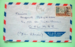 French West Africa - Senegal 1956 Cover To France - Medecine Laboratory Microscope - Briefe U. Dokumente