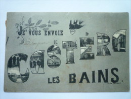 CASTERA-les-BAINS  (Gers)  :  Je Vous Envoie... De Castéra-les-Bains  -  Carte Fantaisie - Castera