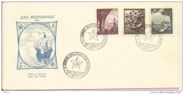 10th ANNIVERSARY OF YUGOSLAV WAR NAVY, Split, 1952., Yugoslavia, FDC - Lettres & Documents