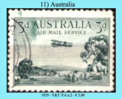 Australia-011 (1929 - Y&T: P.A. N.2) - Oblitérés